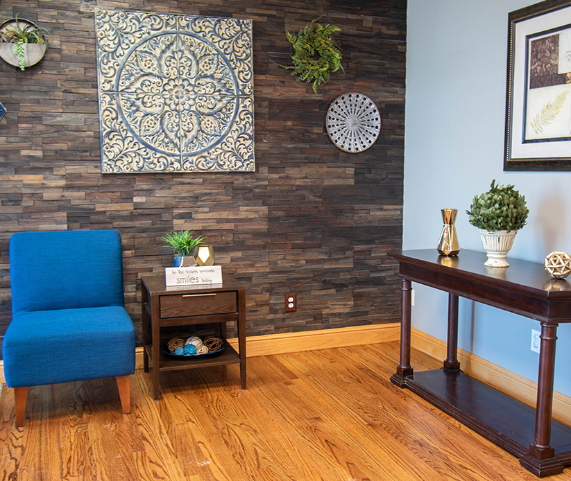 Ofallon dental office O'fallon dental works lobby st louis missouri